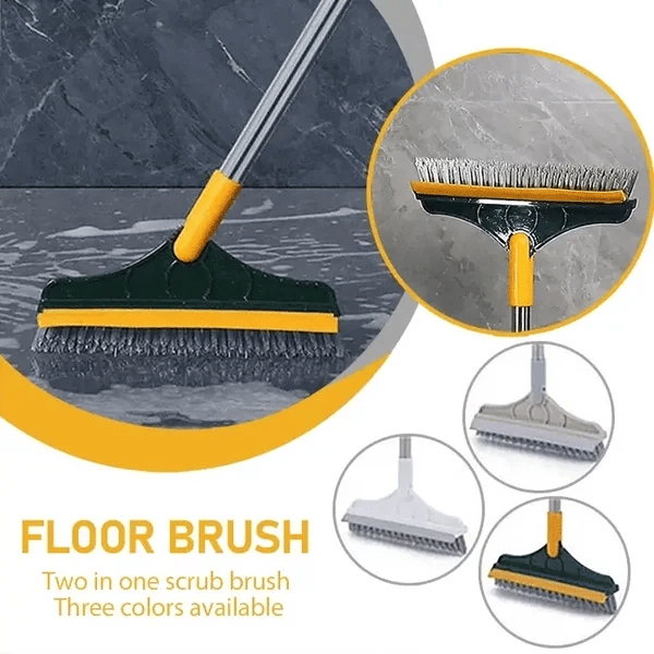 2 In 1 Floor Bathroom Cleaning Brush Tile Windows Floor Brush